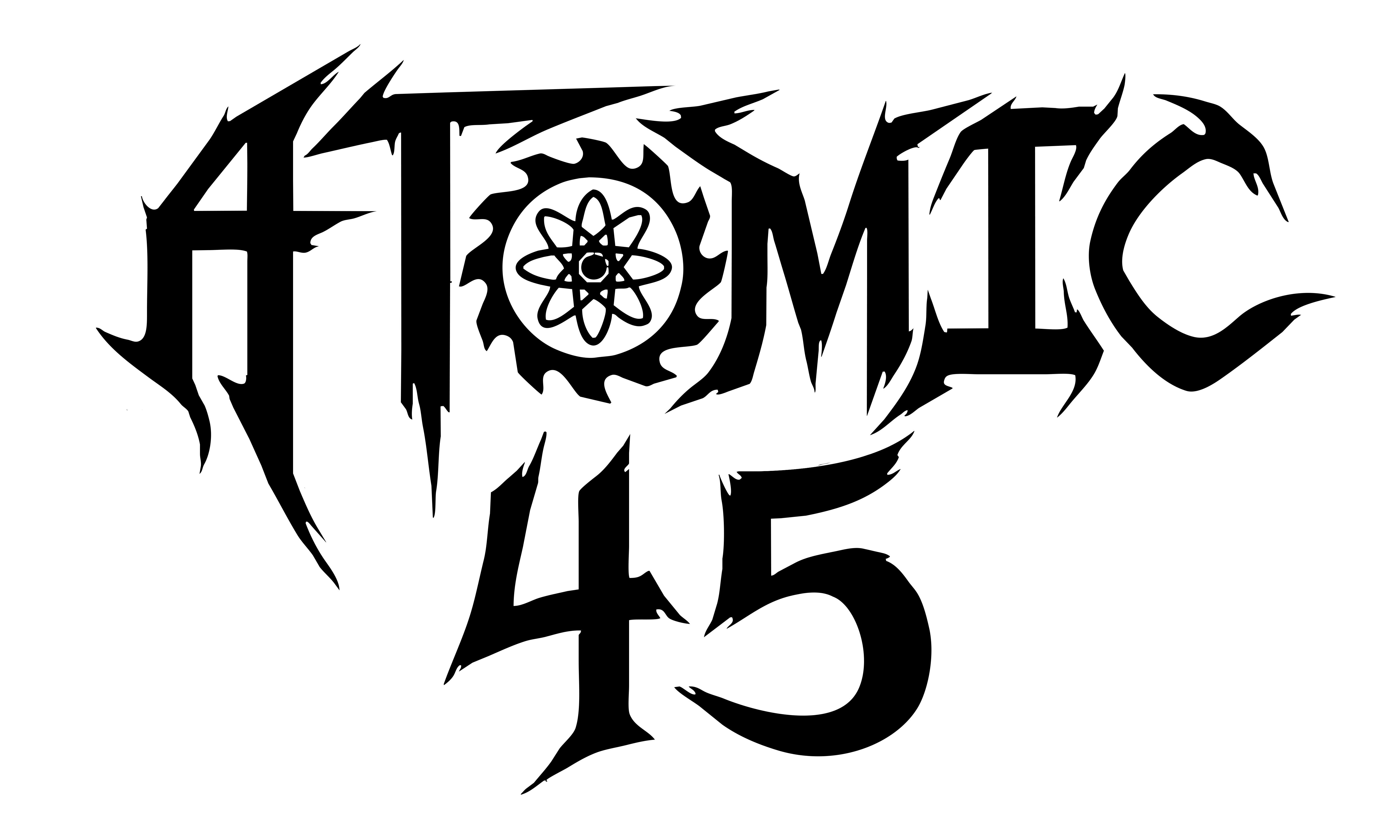 Atomic 45 - White logo